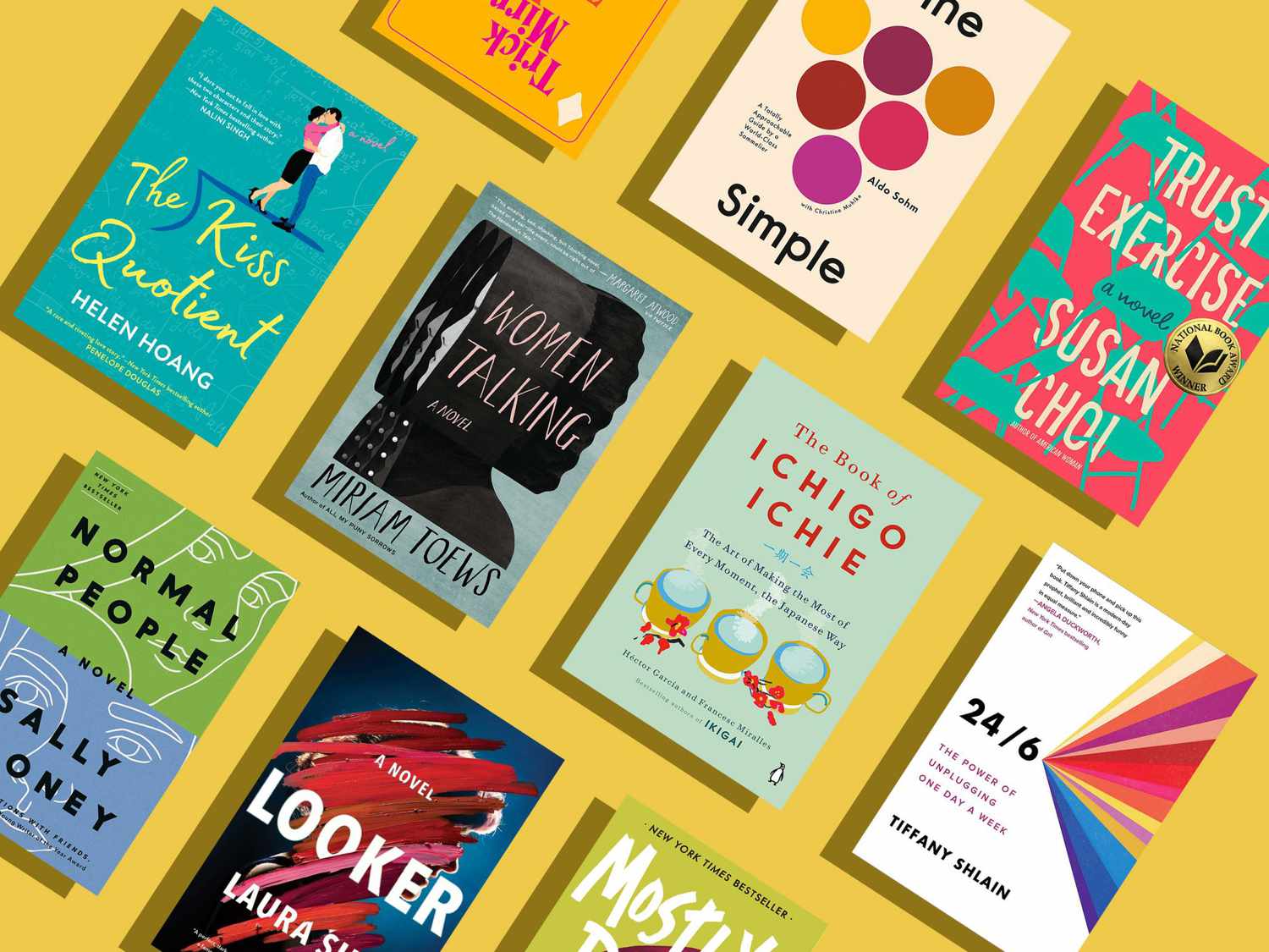 Various books are available for sale 